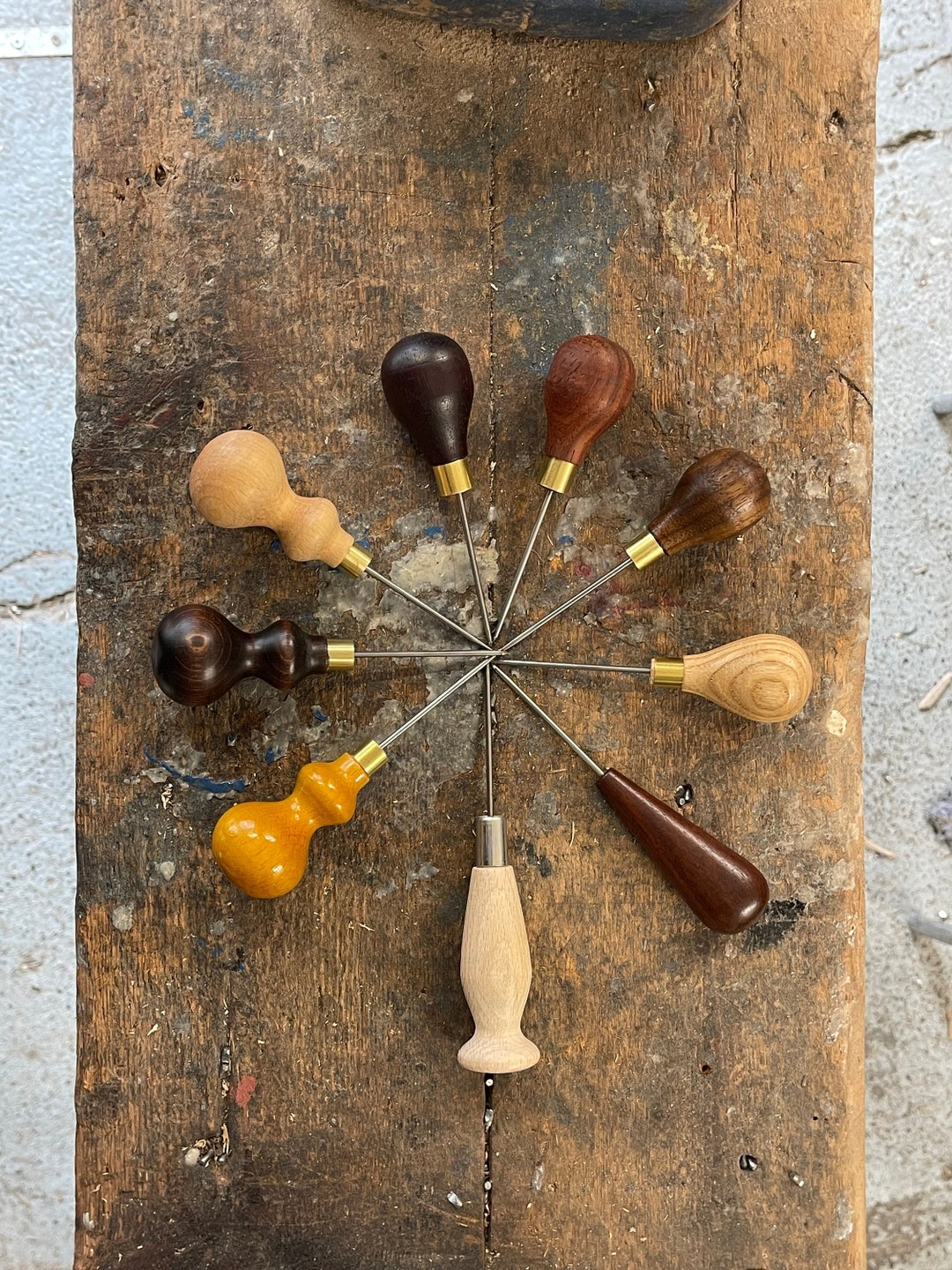 Clicker Awl / Sewing Awl / Bookbinding Awl / Leather Craft / Crafting