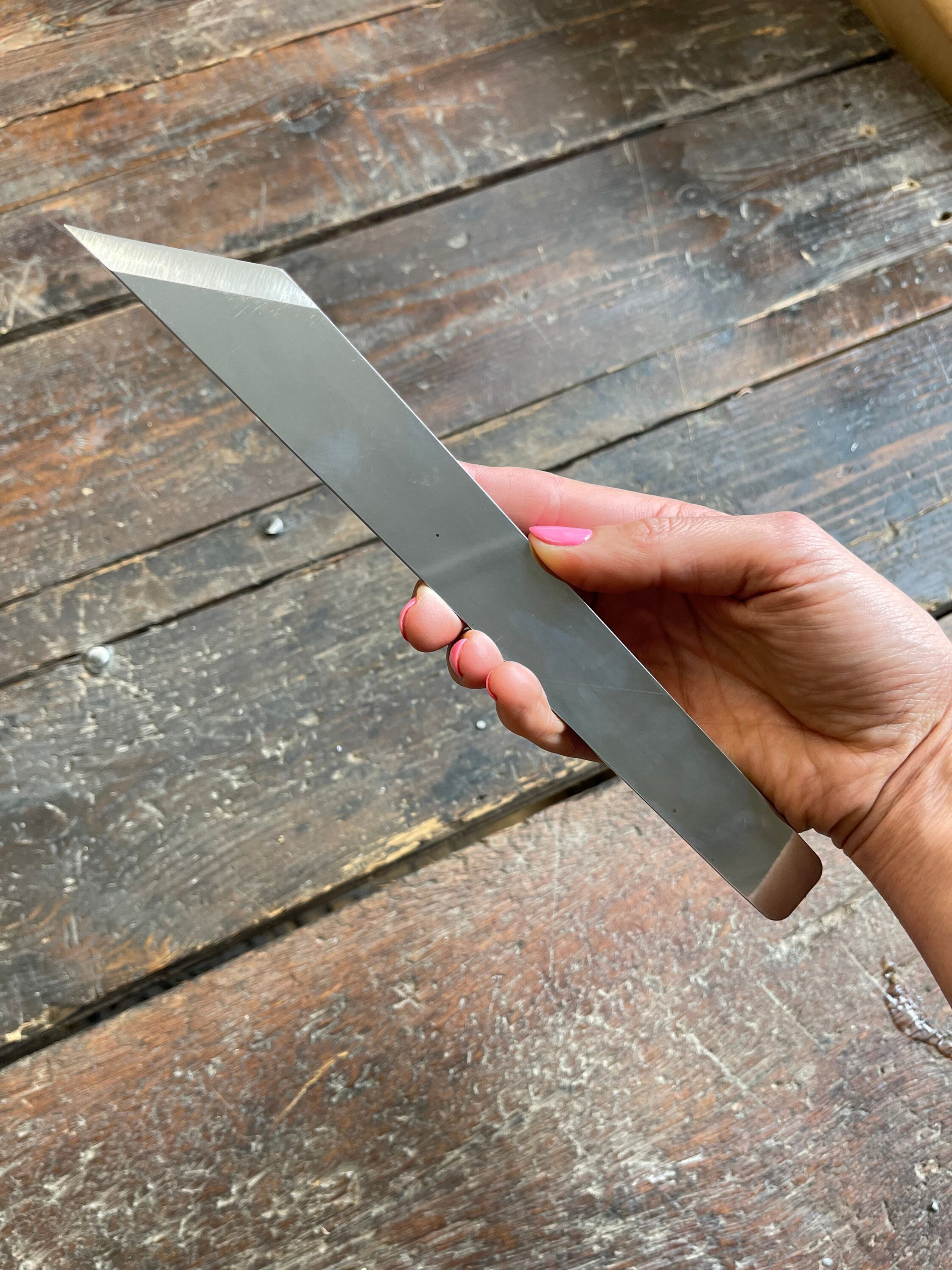 Leather Skiving Knife / Paring Knife / Bevel Point / Leather Craft