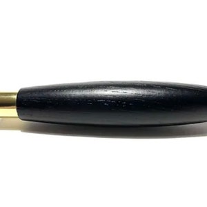 Carver Handle / Wooden Handle / Turned Handle / Tool Handle / Ash Turned Handle / Carving Tool Handle / Black gloss tool handle