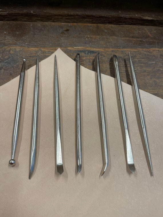 Leather tools / modeling tools / modeling spoons / leather modeling / leather tooling / leather carving / wax carving tools / craft carving