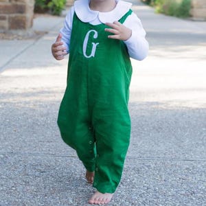 Personalized Monogrammed Embroidered Longall (Corduroy) Boys Girls Kids Babies