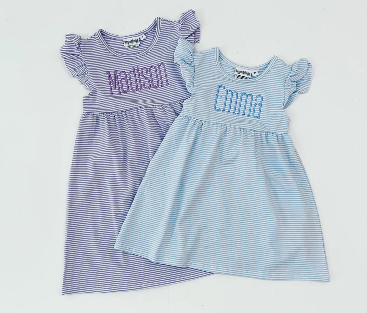 Name Embroidered Dress - Etsy