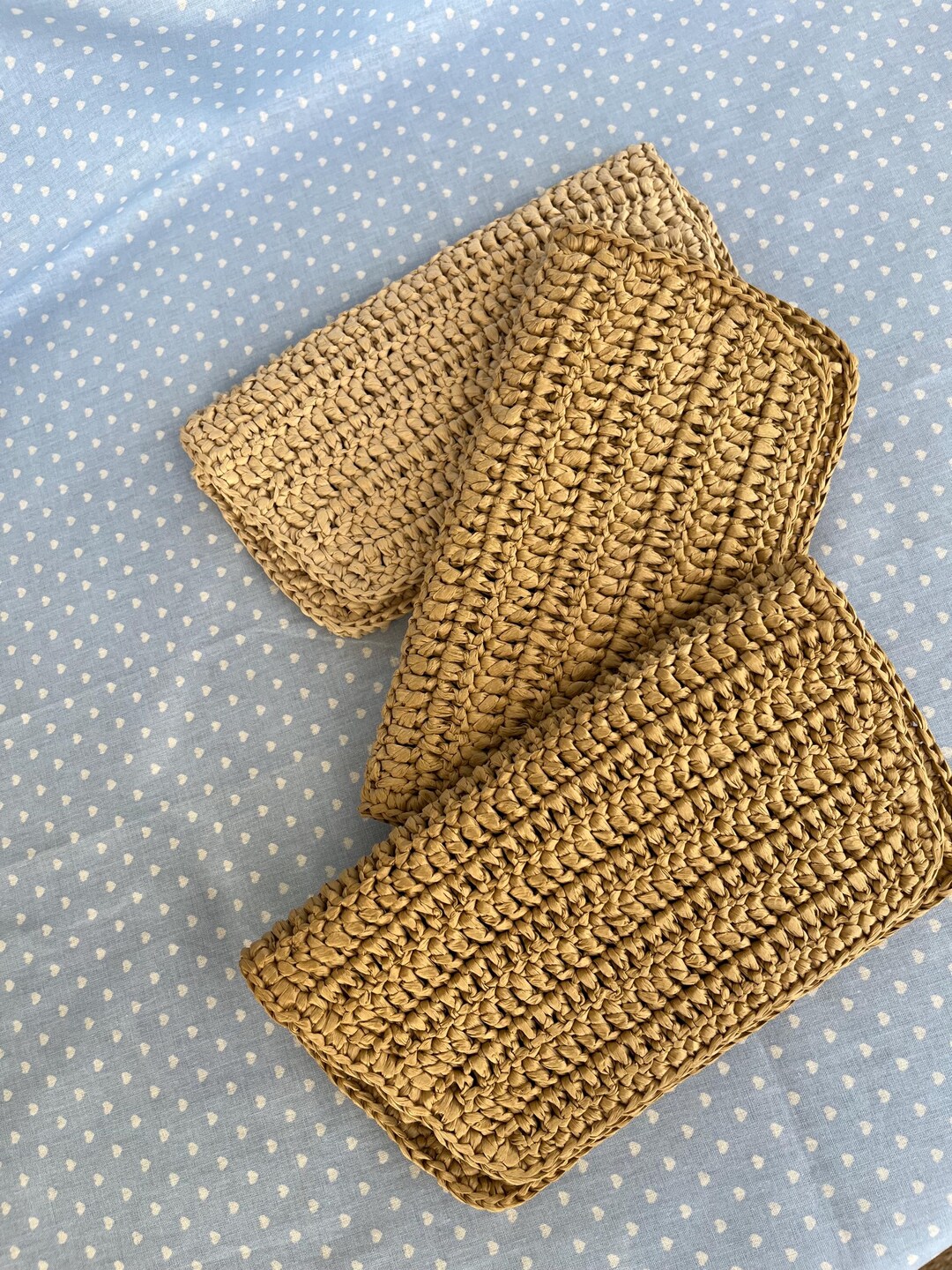 Crochet Raffia Bag Raffia Crossbody Bag Raffia Handbag Evening Woven ...