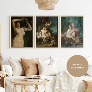 Zestaw ścienny Vintage Gallery, MEGA Bundle, Eklektyczna ściana galerii, Nowoczesny tradycyjny dom, Antyczny wystrój, Europejskie wydruki ścienne, CYFROWE POBIERANIE