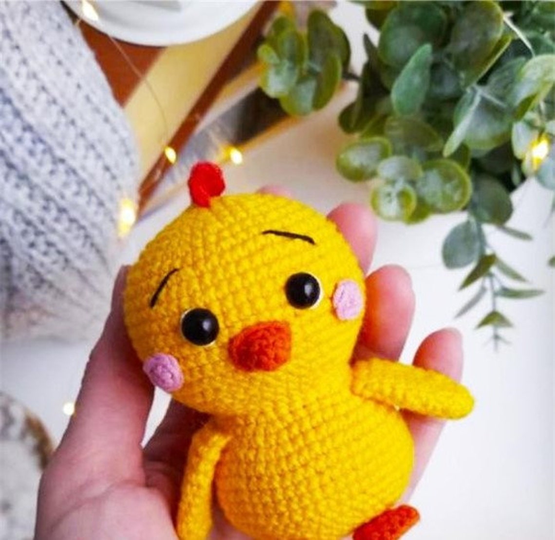 PATTERN/INSTRUCTIONS Chicken, Amigurumi Pattern, Chicken Pattern ...