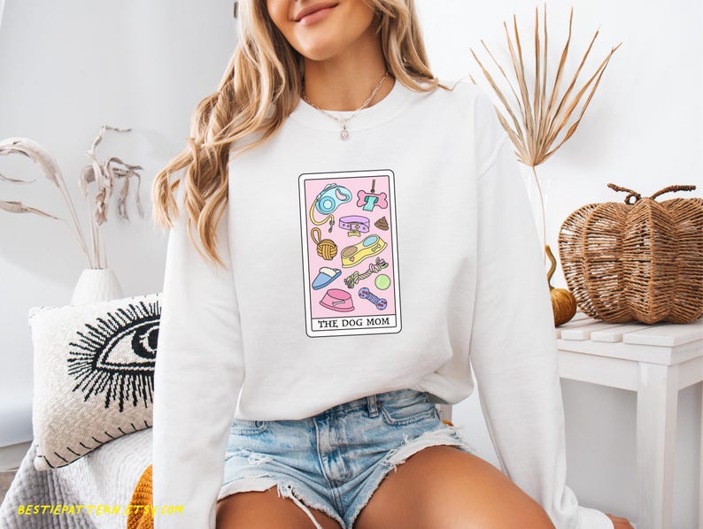Dog Mom PNG Bundle Dog Mama Sublimation Clipart Lover Quotes Funny Stickers T Shirt Tarot Card Dog Mum Dog Mom Era Fur Mama Dogtrovert image 3