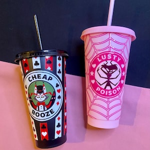 Hazbin Hotel Angel Husker Tumbler Milk Box Cup Bottle