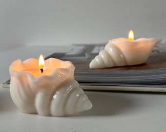 Sea Shell Candle | Beach | Summer | Holiday | Beach House | Shell Summer Holiday Decoration | Natural Inspired Home Decor | Soy Wax