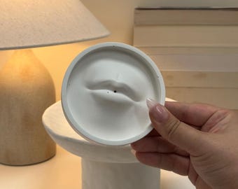 Lips Incense Holder | Minimal Sculptural Incense Burner | Playful Modern Decor |