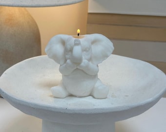 Lulu Elephant Sculpture Candle| Clayton, Cole, and Lulu | Baby Shower | New Baby | Gift | Speak No Evil |