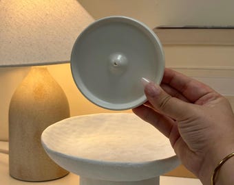 Minimal Incense Holder | Modern Ceramic Stick Burner | Calm Simple Home Decor |