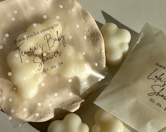 Customised Vanilla Cloud Wax Melts | Baby Powder | Single Pack | Handmade | Wax Melts | Cloud | Birthday | Baby Shower Favours | Favours