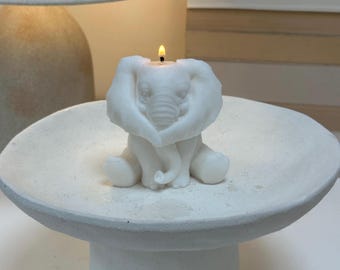 Cole Elephant Sculpture Candle| Clayton, Cole, and Lulu | Baby Shower | New Baby | Gift | Speak No Evil |