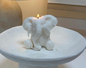 Clayton Elephant Sculpture Candle| Clayton, Cole, and Lulu | Baby Shower | New Baby | Gift | Speak No Evil |