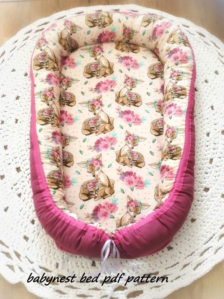 Baby Nest Bed Pdf Pattern Etsy