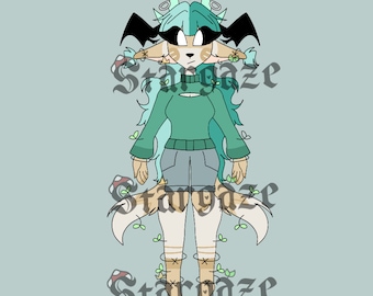Handgezeichnet (mein Original Specie, geschlossen) Fursona Adopt