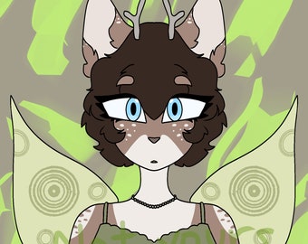 Hand Drawn Fursona Adoptable