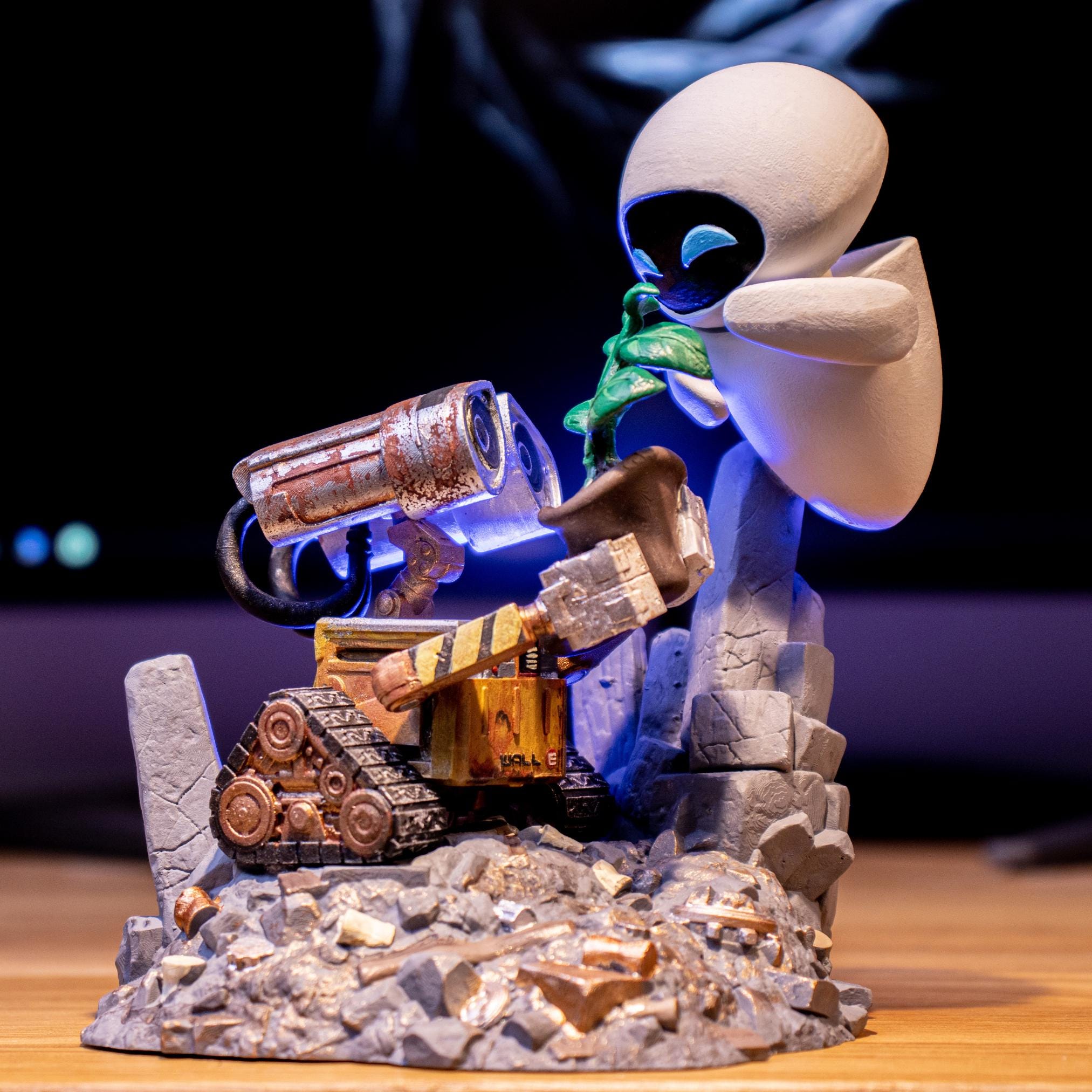Wall E and Eve Figure - Etsy