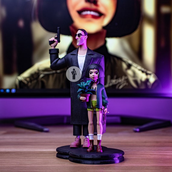 Leon & Mathilda Action Figure, 5,9'' , Cult Movies, Gift for Her, Collectible Item, Birthday, Handmade Painting, 3D Printed, Great Quality - Etsy Leon & Mathilda Action Figure, 5,9'' , Cult Movies, Gift for Her, Collectible Item, Birthday, Handmade Painting, 3D Printed, Great Quality - Etsy