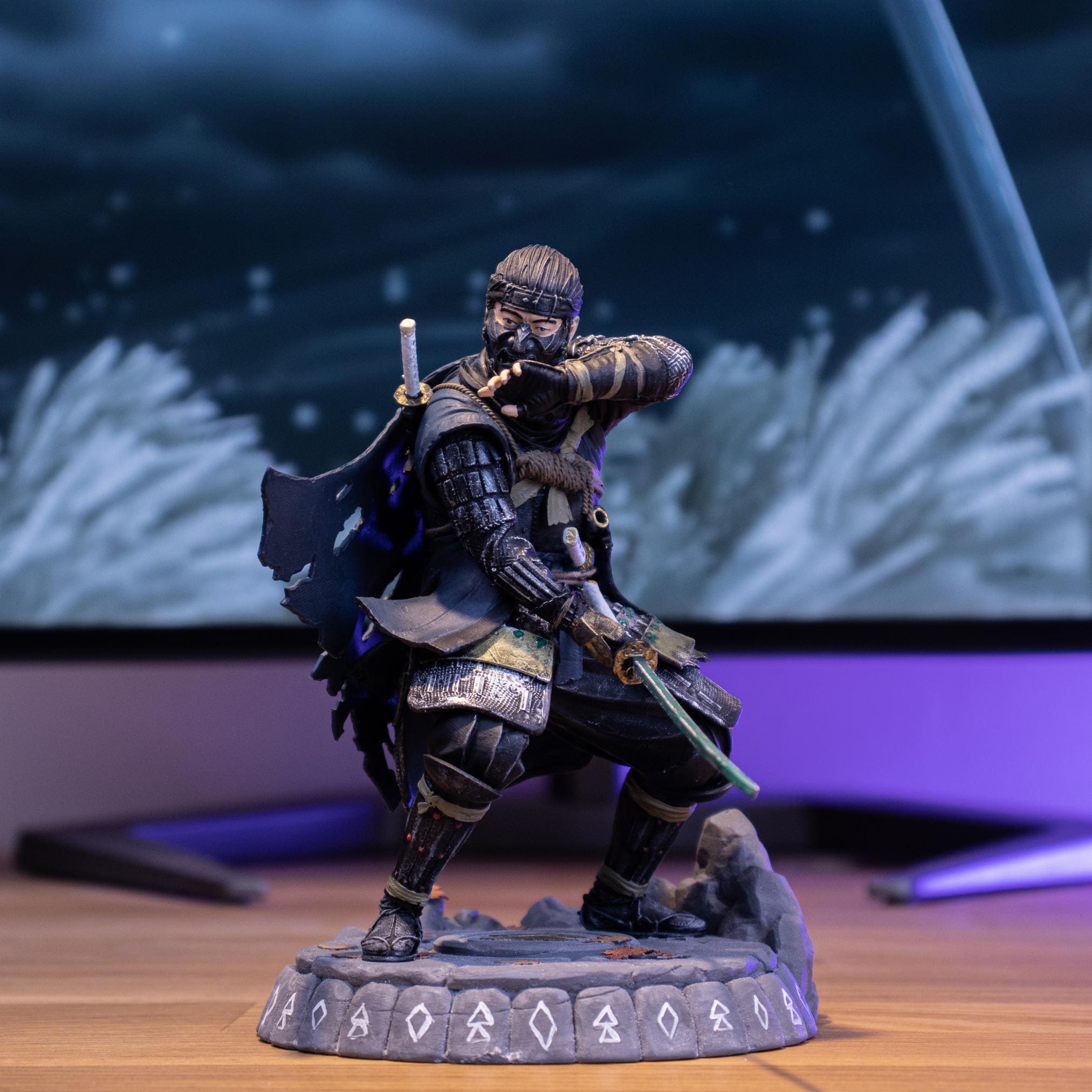 Ghost of Tsushima Resin Statue: Hand-painted Collectible Figure