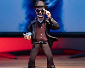 Heisenberg Resin Statue: Breaking Bad, 3D Printed, Handmade