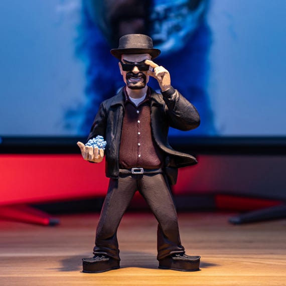 Heisenberg Resin Statue: Breaking Bad, 3D Printed, Handmade