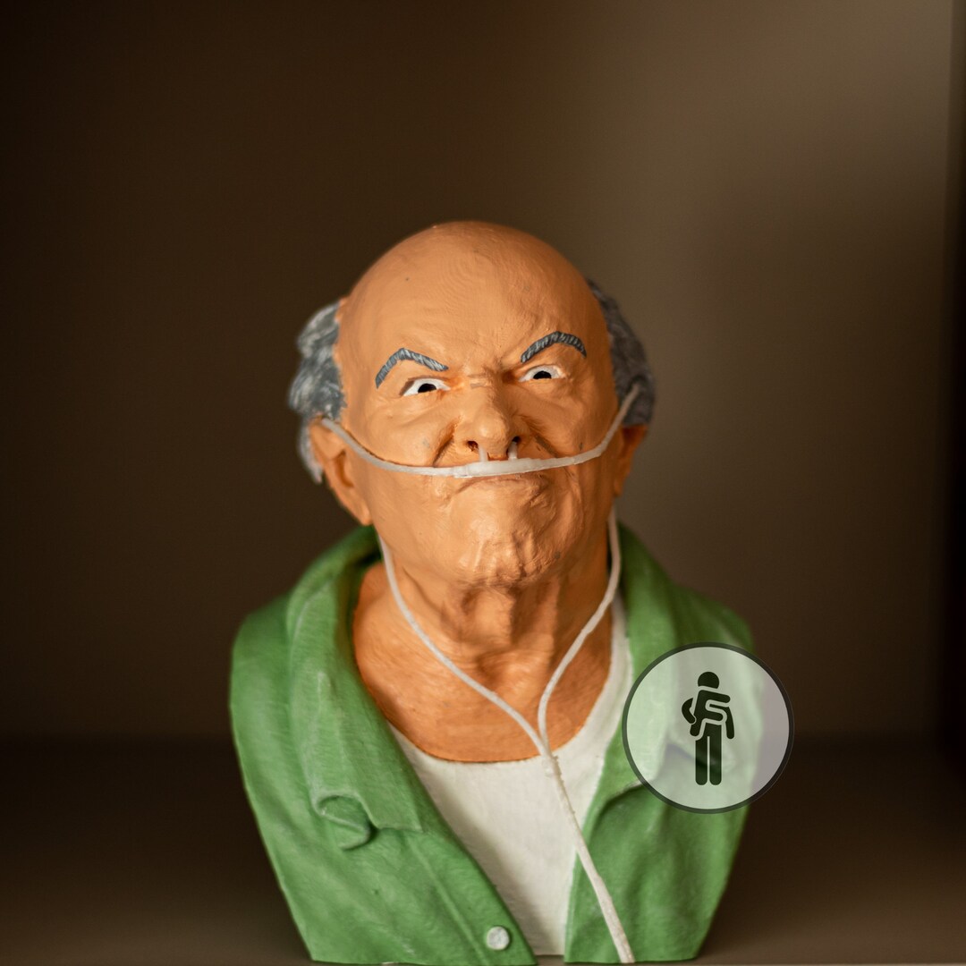 Breaking Bad Hector Salamanca, Handmade Painting, Gift for Him