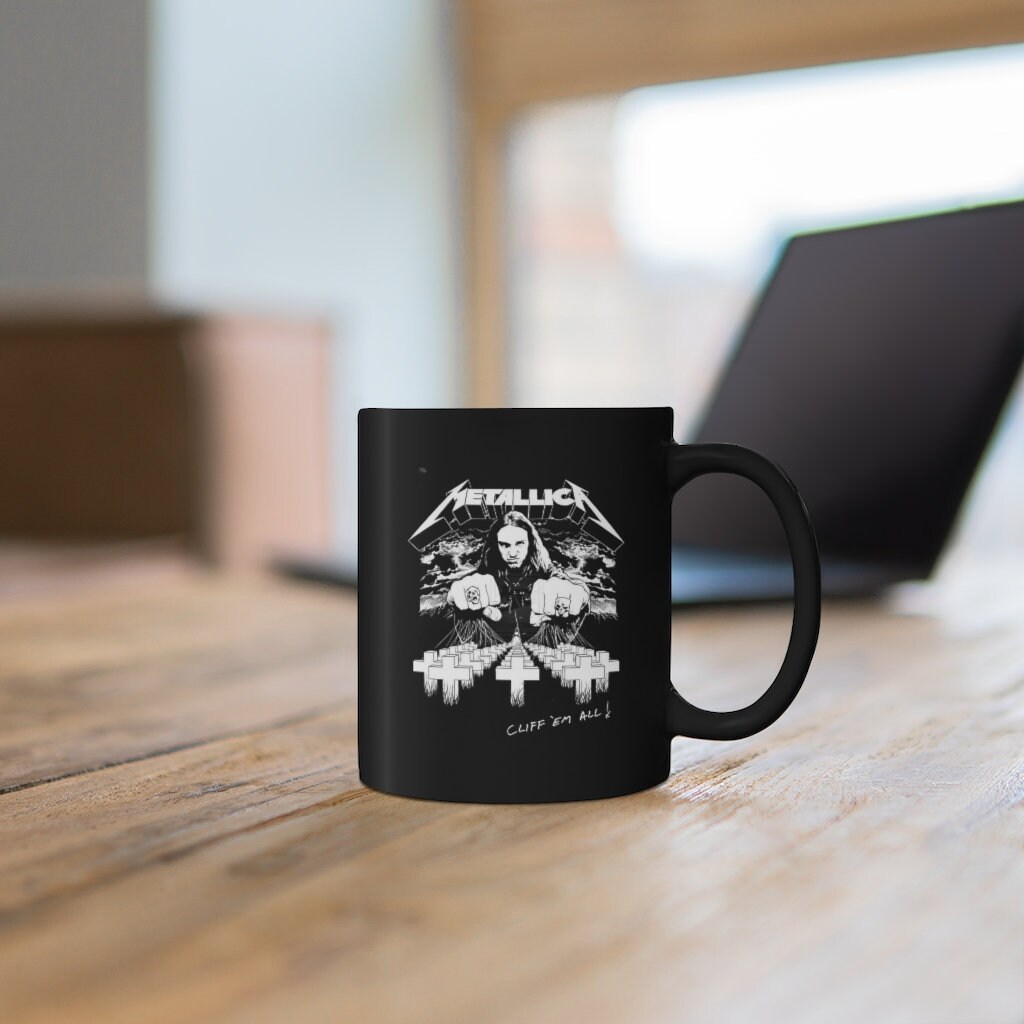 Metallica Cliff Em All11oz Black Mug Metallica Cliff Em All11oz Black Mug