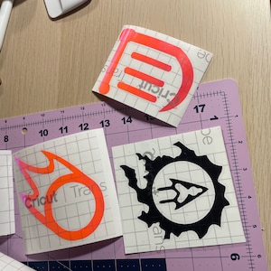 4” Tall FFXIV Inspired Job Icon Vinyl Decals