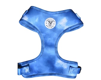 Tie-Dye Blue - Adjustable Harness