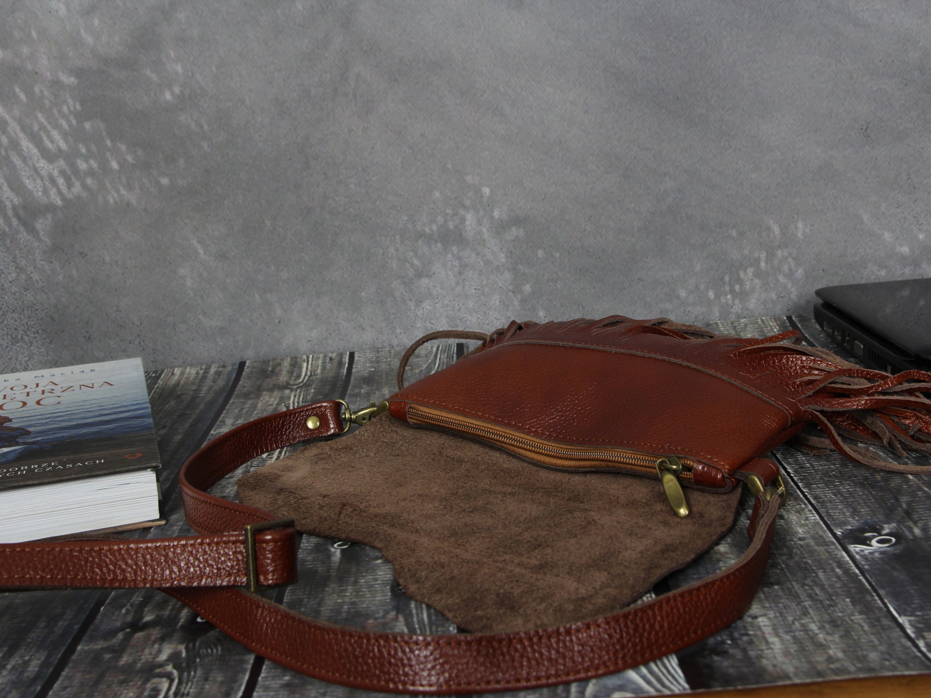 Fringe Bag and Mini cross body bag inside