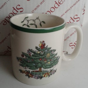 Spode Christmas Tree 9OZ Coffee/Tea/Hot Chocolate Mugs Cups (4 Mugs Available)
