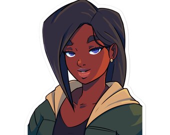 Black Anime Girl Etsy Black Anime Girl Etsy