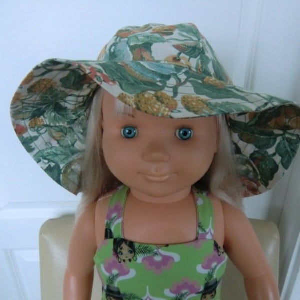 Sun Hat PDF Sewing Pattern 6 panels Adults Head Size S and Child 4-8 y=54 cm Size M and Child 9-12 y=57 cm L=60 cm Floppy Hat Summer Hat DIY