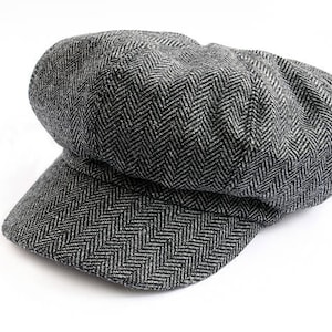 Gabarit de couture PDF chapeau gavroche, chapeau de chauffeur de taxi, chapeau Peaky Blinders, hommes femmes enfants incl. Instructions de couture du patron pour tout-petits en anglais !