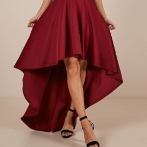 Formal skirt hi low hotsell