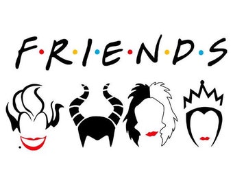 Villains Friends SVG