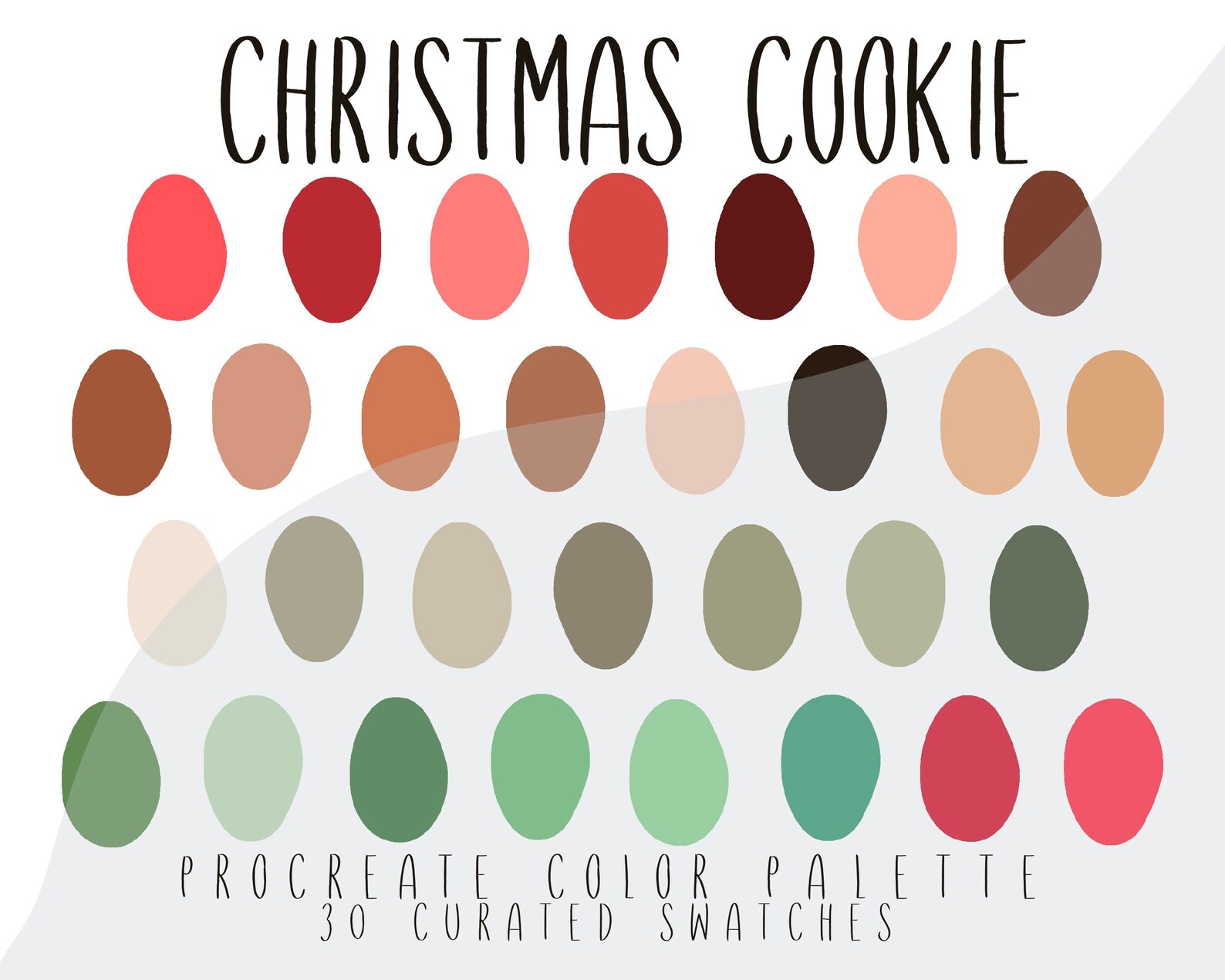 Christmas Cookie Procreate Color Palette Digital Download Etsy christmas-cookie-procreate-color-palette-digital-download-etsy