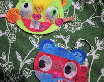 Happy Tree Friends Acrylic Keychains // Hang in There! - Etsy