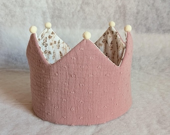 Birthday crown "Powder pink"
