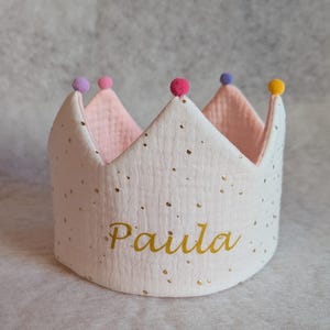 Birthday crown "Snow White"