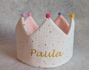 Birthday crown "Snow White"