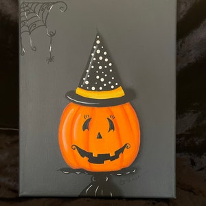8”x10” Vintage Pumpkin