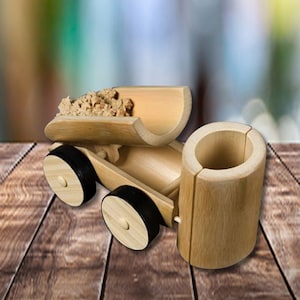 Coche de bambú de tela, de bambú apto para niños, de un coche ecológico
