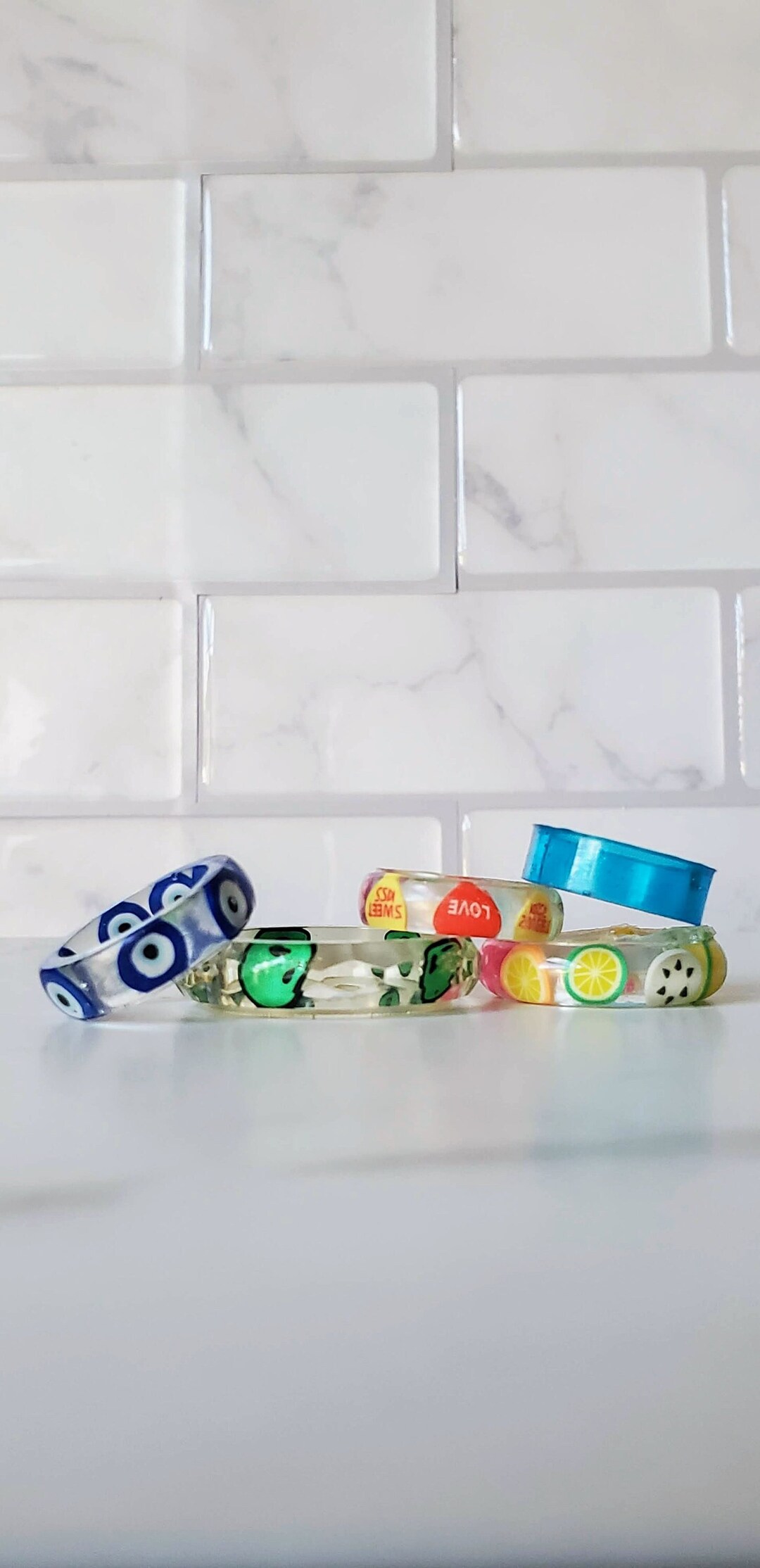 Custom Resin Rings. Personalized Gifts for Women & Teens. - Etsy