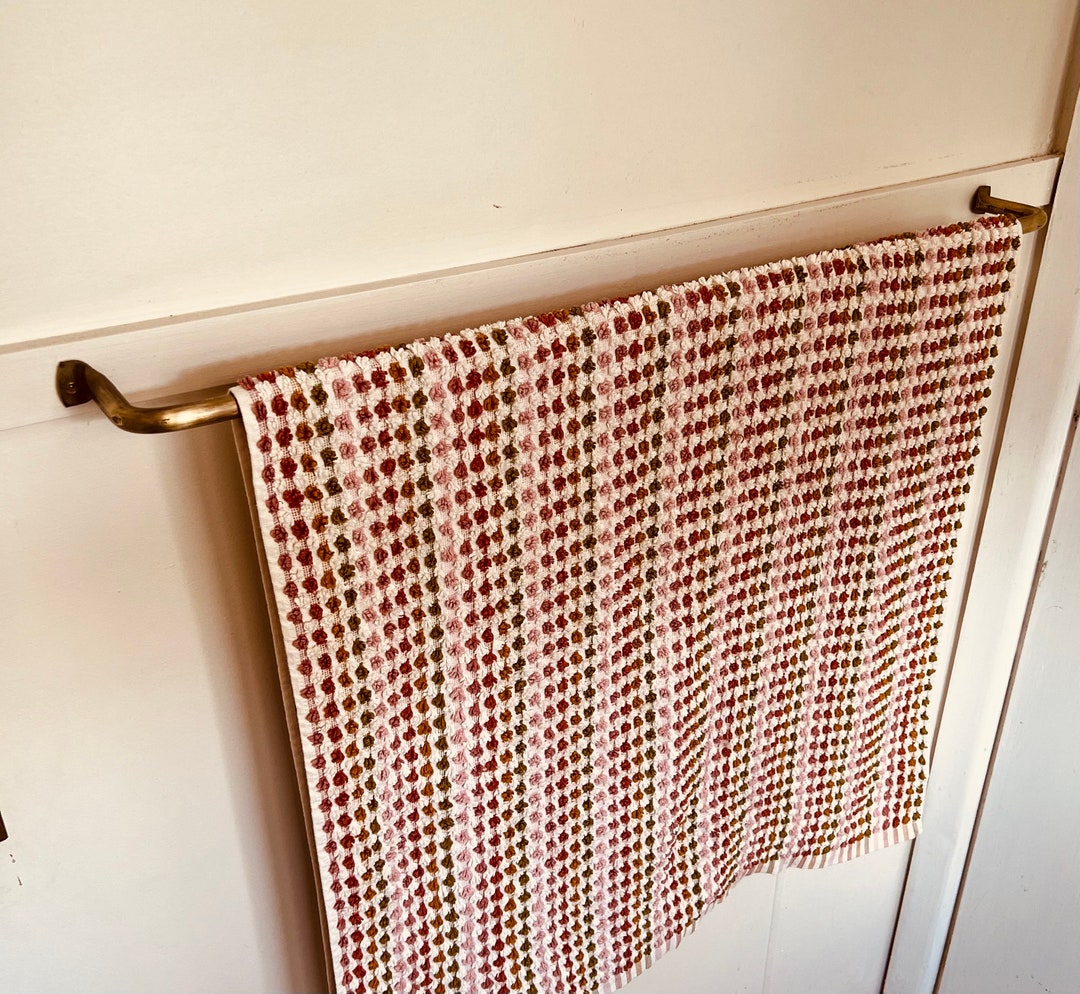 Brass Towel Rack / Rod Handmade Etsy