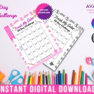 30 Tage Sales Challenge - macht Spaß! Fülle mich aus! -Sales Tracker - Druckbare Tracker -Instant Download - Digital Download