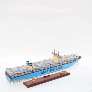 Maersk Ship Model - Etsy