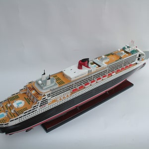Queen Mary 2 Special Edition Ocean Liner Holzmodell 27,5 &quot;oder 39,37&quot; - Hochwertiges Schiffsmodell - Queen Mary 2 Kreuzfahrtschiff