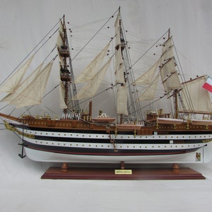 Amerigo Vespucci Tall Ship Model - Holiday Decoration & Gift
